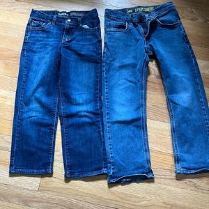 Boys jeans- 2 pair Sonoma brand and Lee